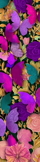 Free butterfly bookmarks of a butterfly with teal